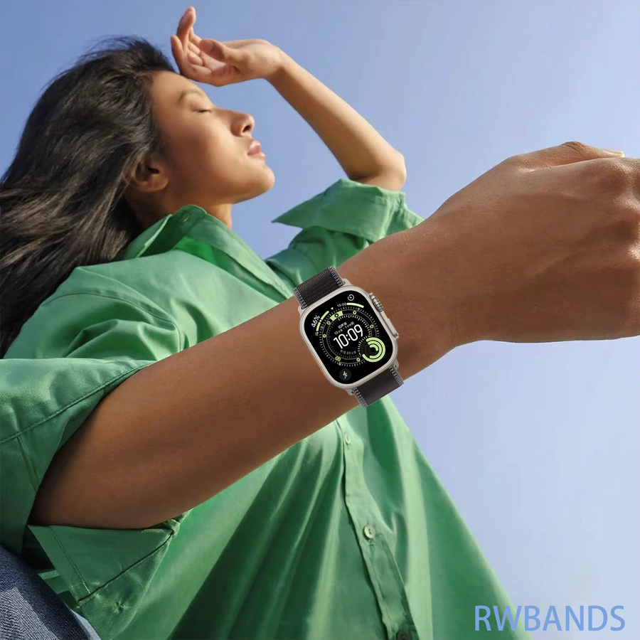 RWBANDS Uhrenarmband Trail Loop, Textil, Schwarz, Unisex - Bild 4