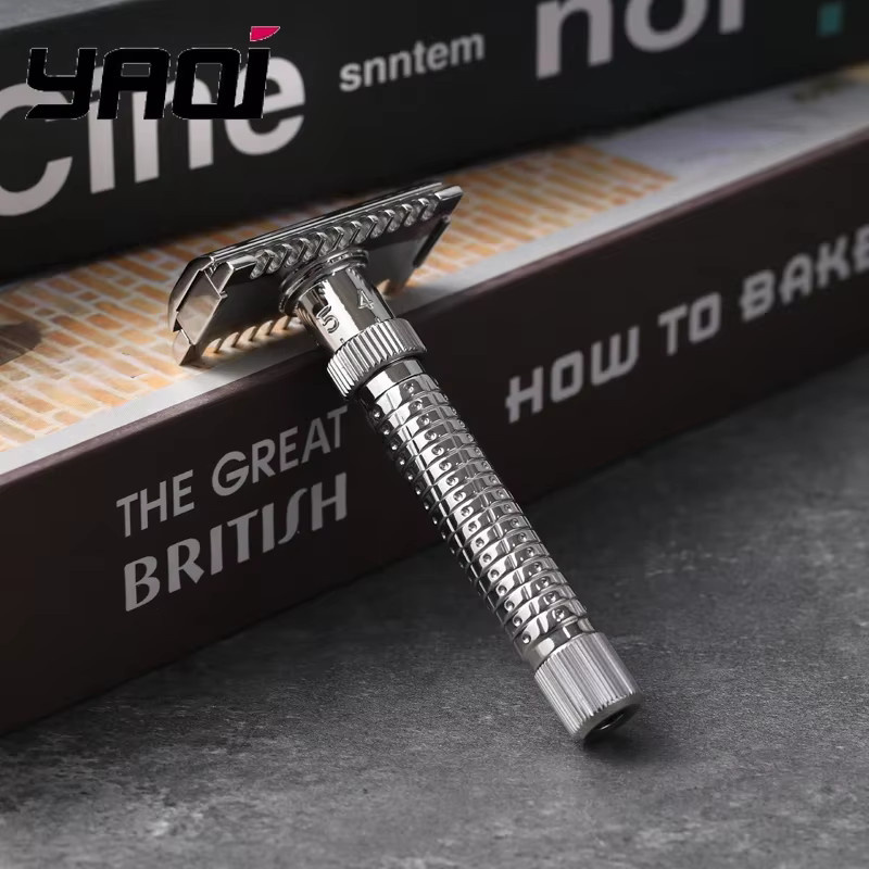 Yaqi Ultima Open Comb Herren-Sicherheitsrasierer aus Edelstahl - Bild 2