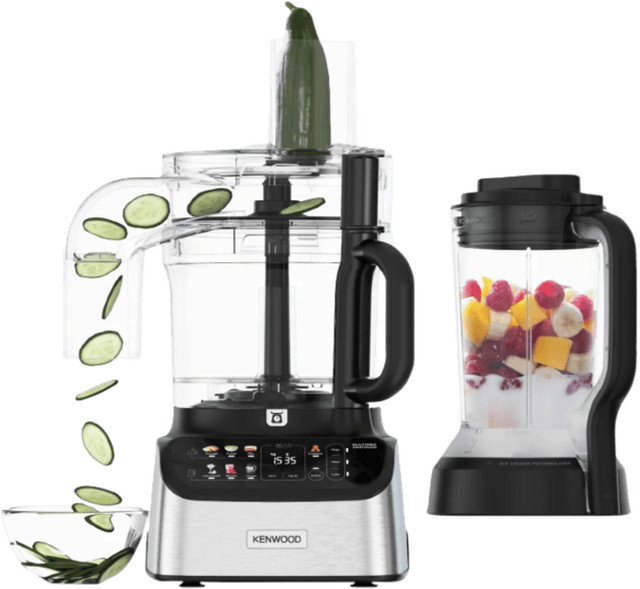 Kenwood MultiPro OneTouch FDM73.480SS Kompakt-Küchenmaschine in Silber und Schwarz - Bild 1