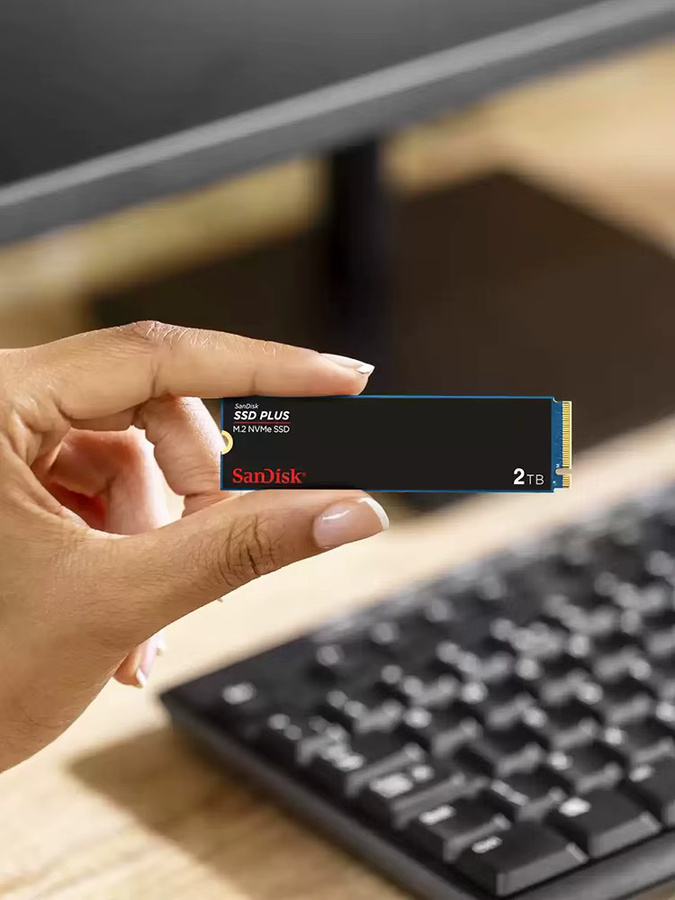 SanDisk SSD PLUS M.2 NVMe PCIe Gen 3.0 Interne Solid-State-Laufwerke in Schwarz für Laptop und Desktop - Bild 4