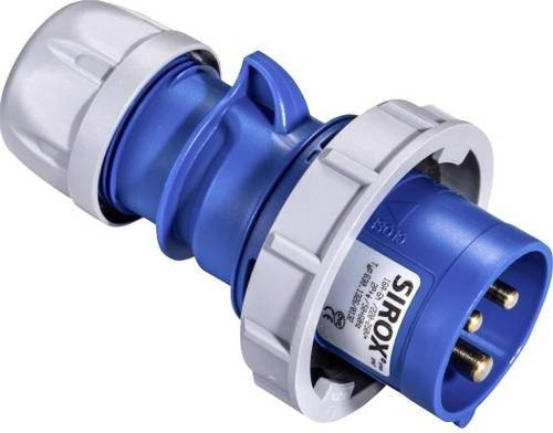 SIROX CEE-CARA Stecker 16A 230V IP67 Blau - Bild 1