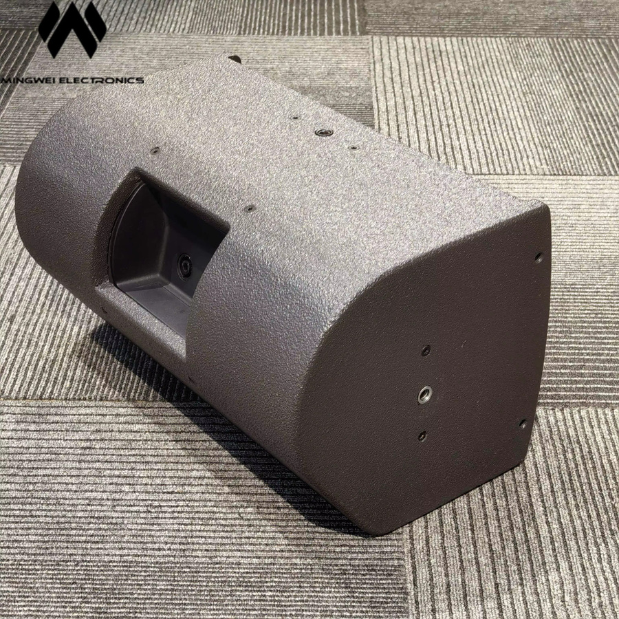 Prohsaudio X8 8 Zoll Koaxial-Monitorlautsprecher Leeres Gehäuse mit dunkelbrauner Polyurea-Oberfläche - Bild 4