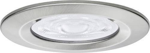 Paulmann LED-Einbauleuchte GU10 Silber, dimmbar, IP44, warmweiß - Bild 1