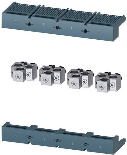 Siemens Rundleiteranschlussklemme 3VA9674-0JG32 grau - Bild 1