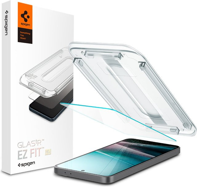 Spigen GlasTR EZ FIT HD Displayschutzfolie aus gehärtetem Glas für Samsung Galaxy A37 5G und Samsung Galaxy A36 (A366), transparent - Bild 1