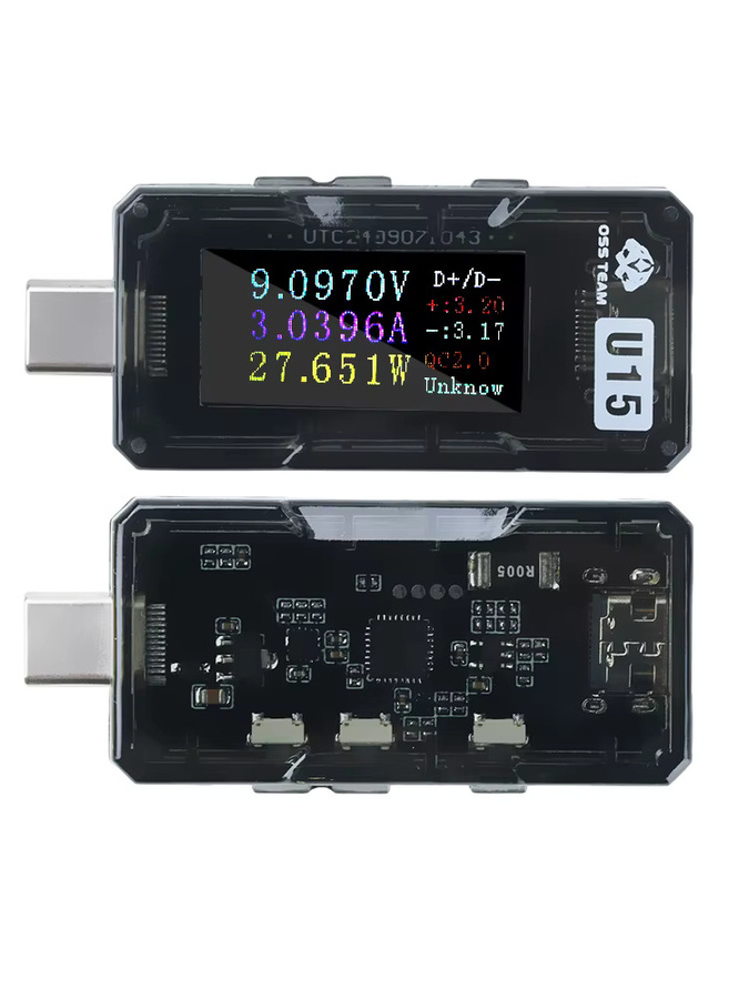 Aideepen DC4-25V Schnellladetester Typ C USB PD QC2.0 QC3 Hochpräziser Spannungs- und Strominspektions-Trigger-Kapazitätstester - Bild 5