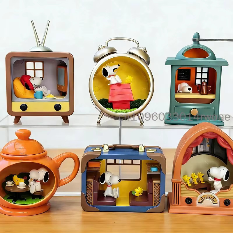Re-Ment Peanuts Snoopy Antike Diorama-Kollektion, Blindbox-Figur, Einzelfigur - Bild 2