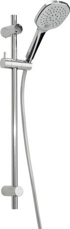 WELLWATER Brause-Set Meloa in Chrom und Silber mit 4 Strahlarten - Bild 1