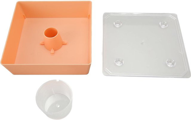 CosyHome Acryl Kolibri Feeder Outdoor Beehive Top Feeder für die Imkerei in Weiß und Orange - Bild 1