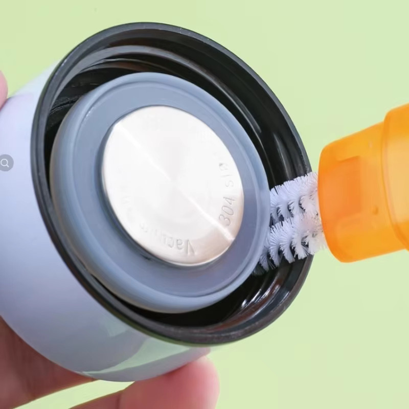 PDQ 5-in-1 Reinigungsbürste für Tassen und Flaschen in Orange aus Kunststoff - Bild 3