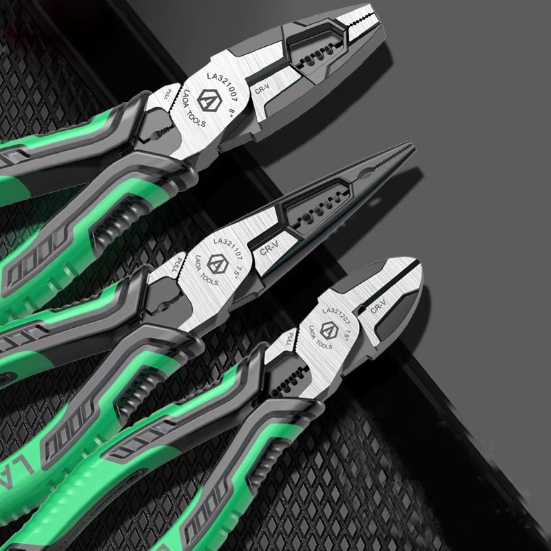 LAOA Professional CRV Multifunktions-Drahtschneider und Diagonalzange mit Abisolierfunktion für Elektriker - Bild 2