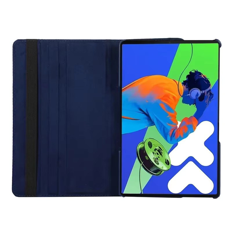 Lenovo Xiaoxin Pad Pro 12.7 2025 Schutzhülle mit 360 Grad rotierbarem Ständer für TB373FU/TB375FC in Pink oder Blau - Bild 2