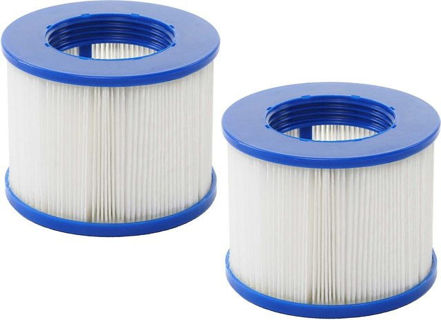 MCW Wasserfilter Ersatzkartuschen als Lamellenfilter für Whirlpool, 2 Stück - Bild 1