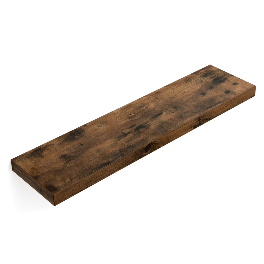 VASAGLE Wandregal Schweberegal in Braun, B/H/T: 80 x 20 x 3,8 cm - Bild 1