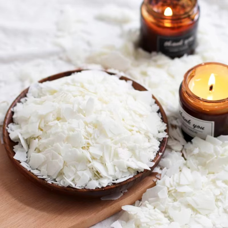 XMSJ Natürliche Sojawachs-Flocken in Weiß für deine DIY Kerzenherstellung, 500g - Bild 2