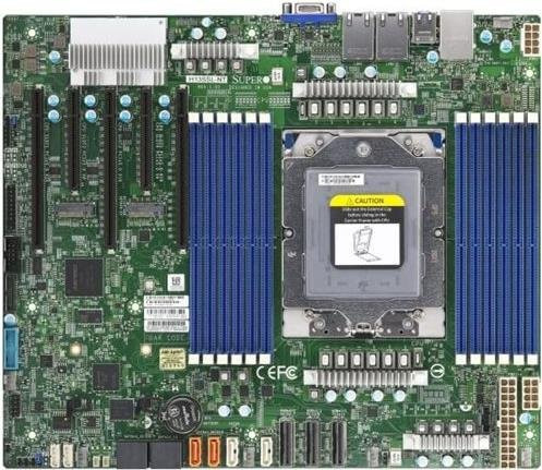 Supermicro H13SSL-NT-B Server-Mainboard ATX mit Socket SP5 für AMD EPYC, DDR5 Unterstützung bis 3 TB und 2x 10GbE LAN - Bild 1