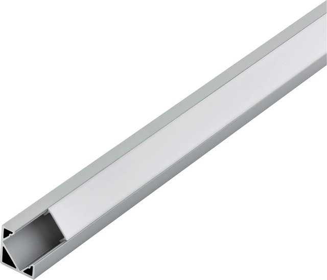 Eglo LED-Eckprofil in Alufarben mit weißem Diffuser aus Aluminium, Länge: 1000 mm - Bild 1