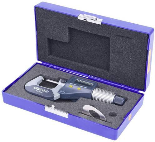 KS Tools Digitale Bügelmessschraube aus Edelstahl, Messbereich 0-25 mm, Artikelnummer 300.0580 - Bild 1