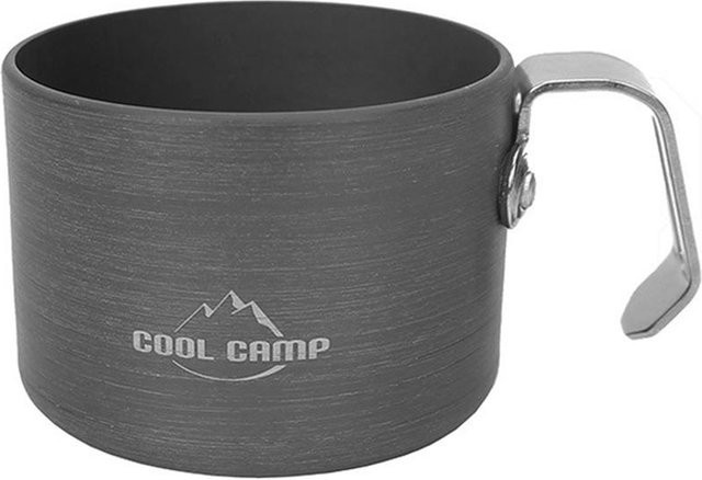 COOLCAMP Aluminiumbecher aus Edelstahl in Grau für Camping und Outdoor - Bild 1