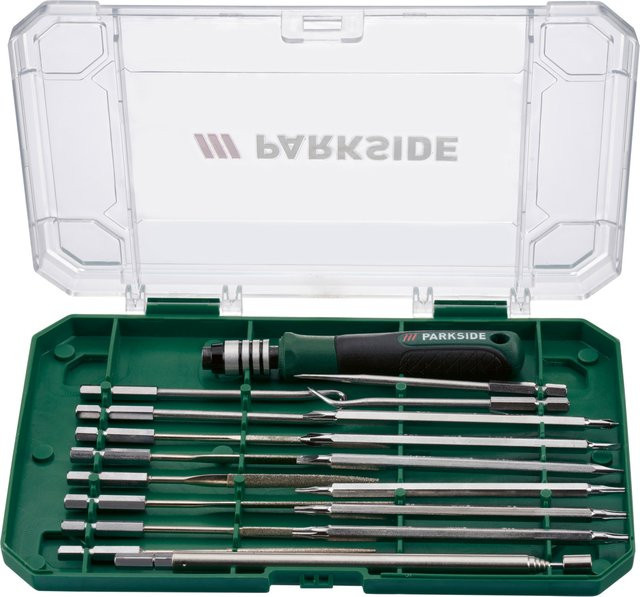 Parkside Anti-Statik-Pinzetten-Set aus Edelstahl in Silber - Bild 1