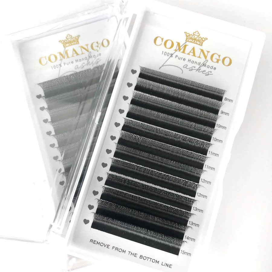 CoMango W-förmige 3D-Spark-Clover-Wimpern Mix&Single 8-12/8-15 - Bild 4