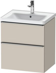 Duravit Waschtischunterschrank D-Neo in Beige, Wandhängend, B/T/H: 58,4 x 45,2 x 62,5 cm - Bild 1