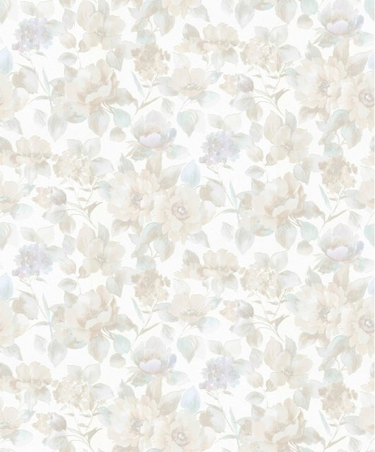 Erismann Vliestapete Charisma in Lila und Multicolour mit floralem Blumenmuster, FSC-zertifiziert - Bild 1