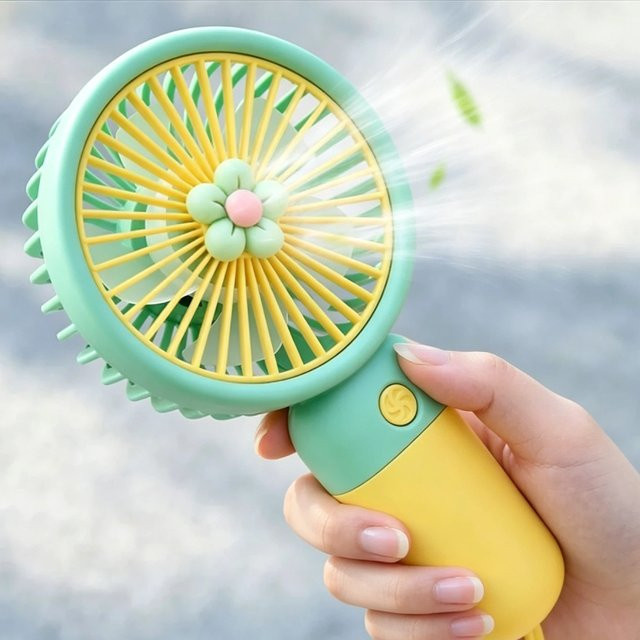 GOT-TOG Mini USB-Ventilator mit Trageband für den persönlichen Gebrauch im Sommer und Outdoor-Einsatz - Bild 1