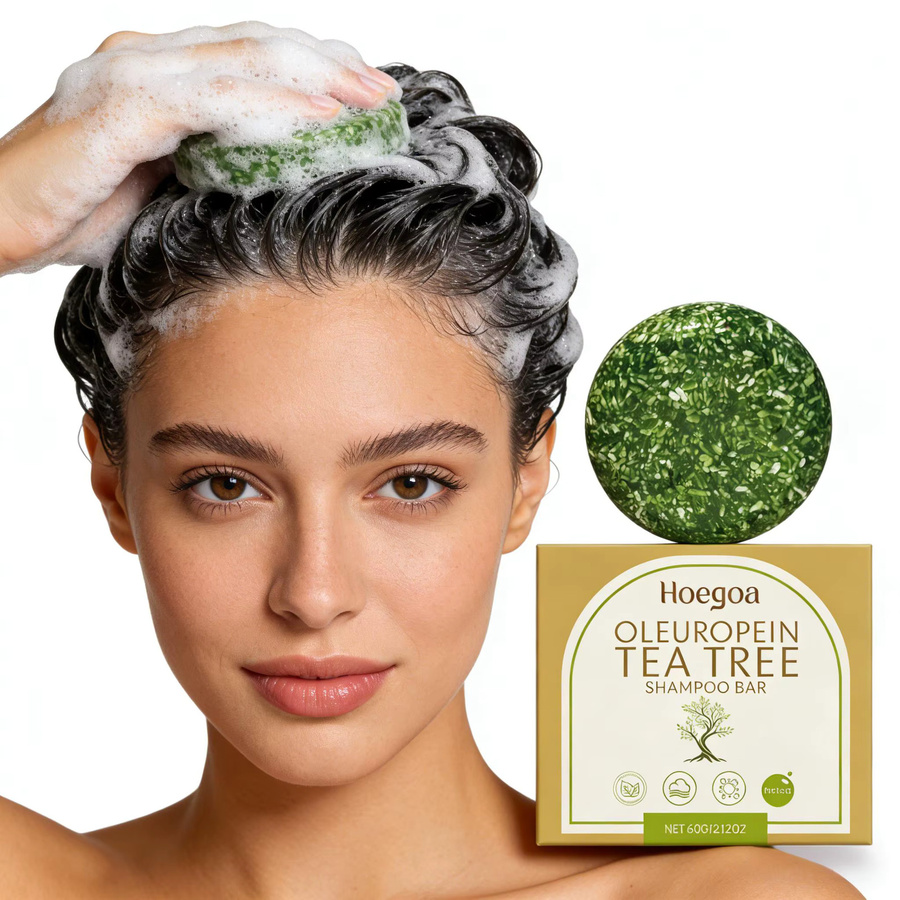HOEGOA Teebaumöl-Shampoo, 60 g, für Schuppen und strapaziertes Haar - Bild 6