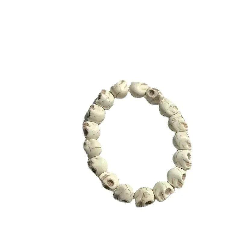 ZHIXUN Armband, Schädel Kopf, Weiß, Damen, Punk - Bild 4