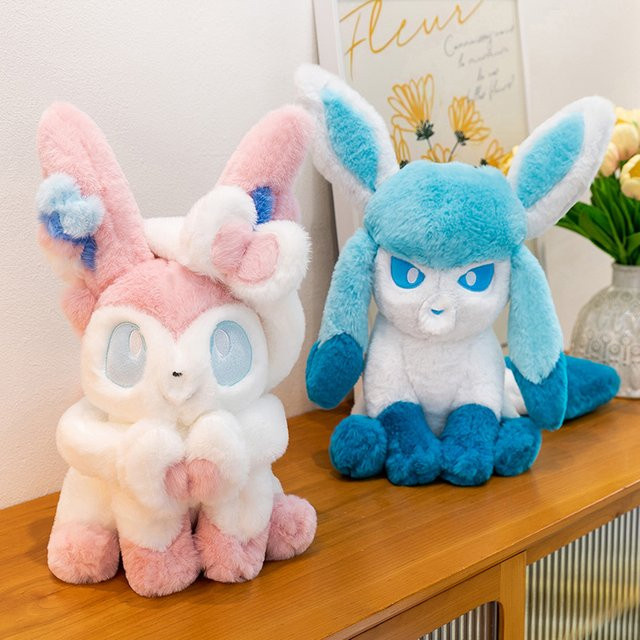 Potdemiel Pokémon Sylveon Glaceon Eevee Plüsch, Puppe, 40/80 cm - Bild 1