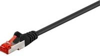 goobay Patchkabel CAT6 S/FTP Ethernet LAN RJ-45 Schwarz, 50 m - Bild 1