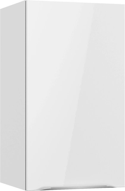 Optifit Küchen-Oberschrank Arvid Weiß glänzend B/H/T: 40 x 70,4 x 34,9 cm - Bild 1