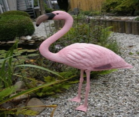 Teichdekoration Flamingo - Bild 1