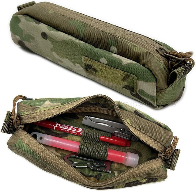 Taktisches Federmäppchen von ZxieYon in Grau aus langlebigem Nylon für EDC-Werkzeuge und Outdoor-Zubehör - Bild 1
