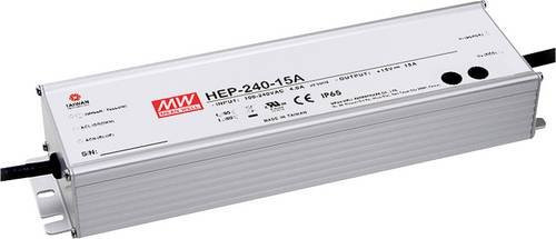 Mean Well HEP-240-24A Industrienetzteil 24 V/DC 10A 240W in Silber - Bild 1