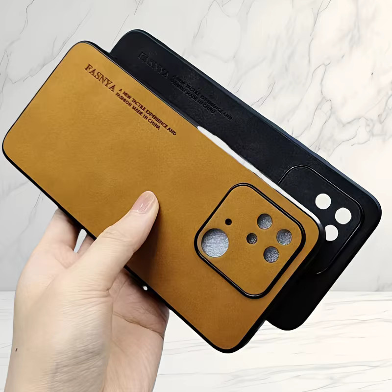 Luxus Schaffell Ledertasche für Xiaomi Redmi Note 10 11 12 13 14 Pro Plus 5G in Schwarz - Bild 2