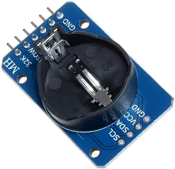 DS3231 Echtzeituhr Modul RTC Sensor mit hoher Präzision und AT24C32 IIC Timer für Arduino und Raspberry Pi, Blau, Marke wishiot - Bild 2
