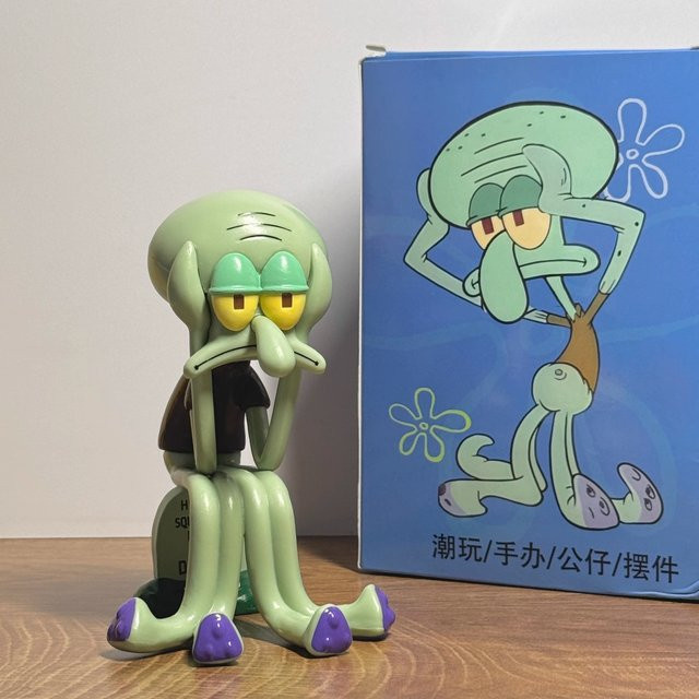 Bandai Spongebob Thaddäus Tentakel Handy Halterung Statue, Modell - Bild 1