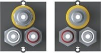 Bachmann Custom Modul BVM-1 mit 1x Video und Cinch Stereo in Schwarz und Multicolour - Bild 1