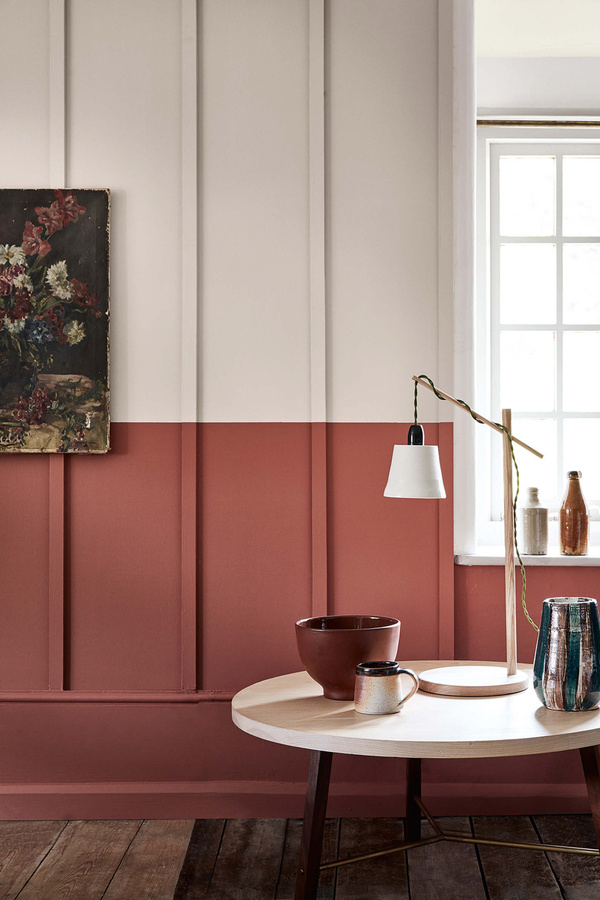 Little Greene Absolute Matt Emulsion Wandfarbe Tuscan Red 140, 5 l - Bild 1
