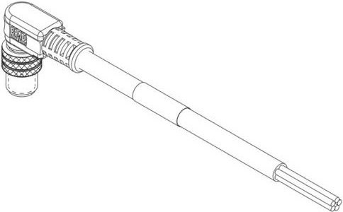 Molex 1200868491 Sensor-Aktor-Steckverbinder konfektioniert in Schwarz - Bild 1