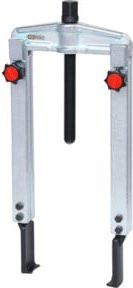 KS Tools Schnellspann-Universal-Abzieher 2-armig in Silber mit schlanken und verlängerten Haken, Spannbereich 20-90 mm, Länge 250 mm - Bild 1