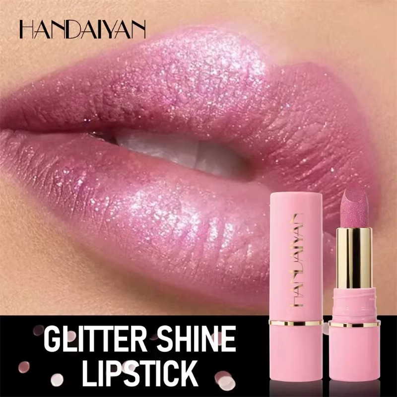 Lippenstift, violett, metallisch, Glitzer, perlmuttartig - Bild 5
