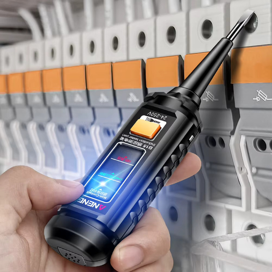 ANENG Multifunktionaler Elektriker-Schraubendreher und berührungsloser Spannungsprüfer mit Induktionsteststift für AC-Spannung - Bild 3