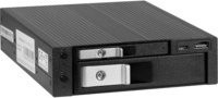 Inter-Tech IPC Wechselrahmen ST-7227U in Schwarz mit USB-C und USB-A Anschlüssen - Bild 1