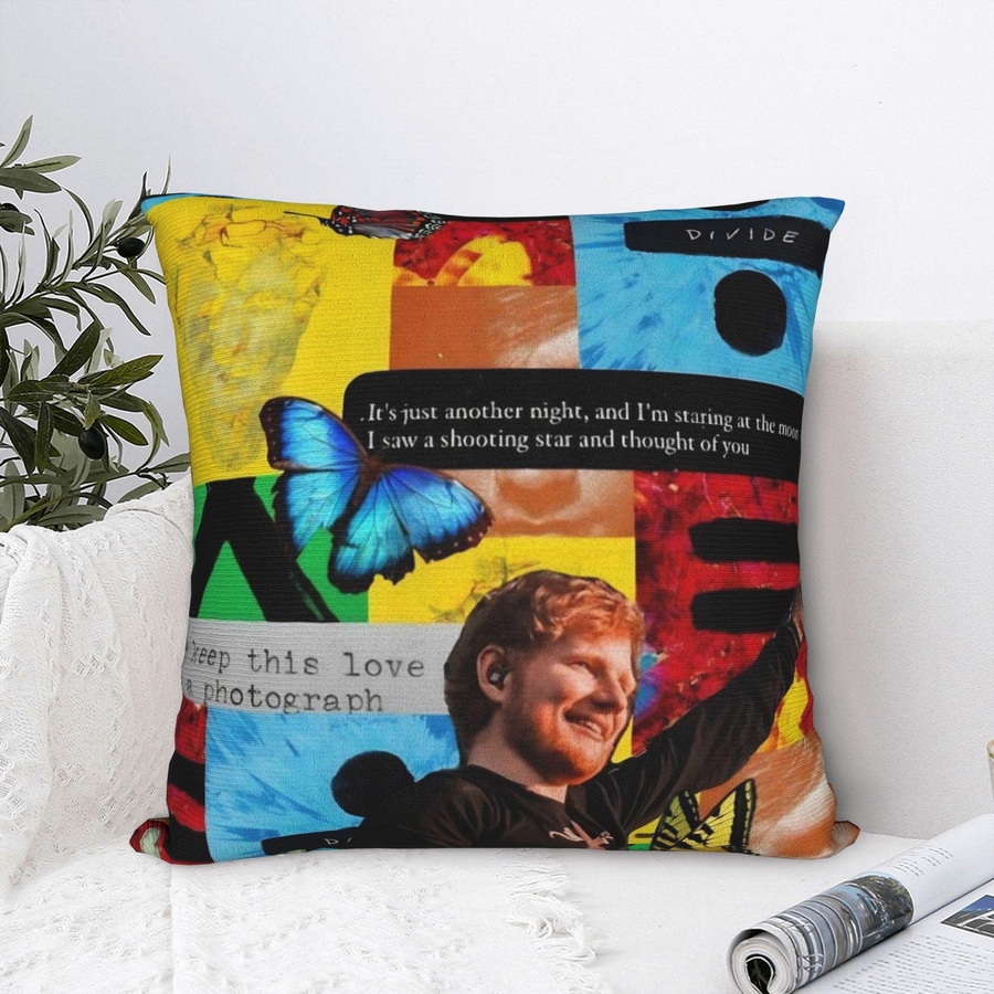 Dekorative Kissenhülle Ed Sheeran Loop Tour 2026 Merch von Colorbobble Home, Mehrfarbig, Breite: 30,48 cm, Höhe: 30,48 cm - Bild 4