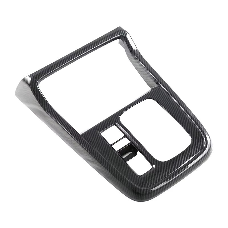 YaLumei Schalthebel Abdeckung in Carbonfaser Optik für Honda CR-V 6. Generation 2023 2024 2025 Hybrid, Schwarz - Bild 6