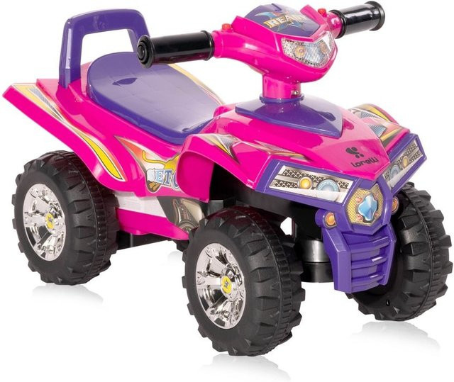 Lorelli Rutschauto ATV Quad pink mit Signalton - Bild 1