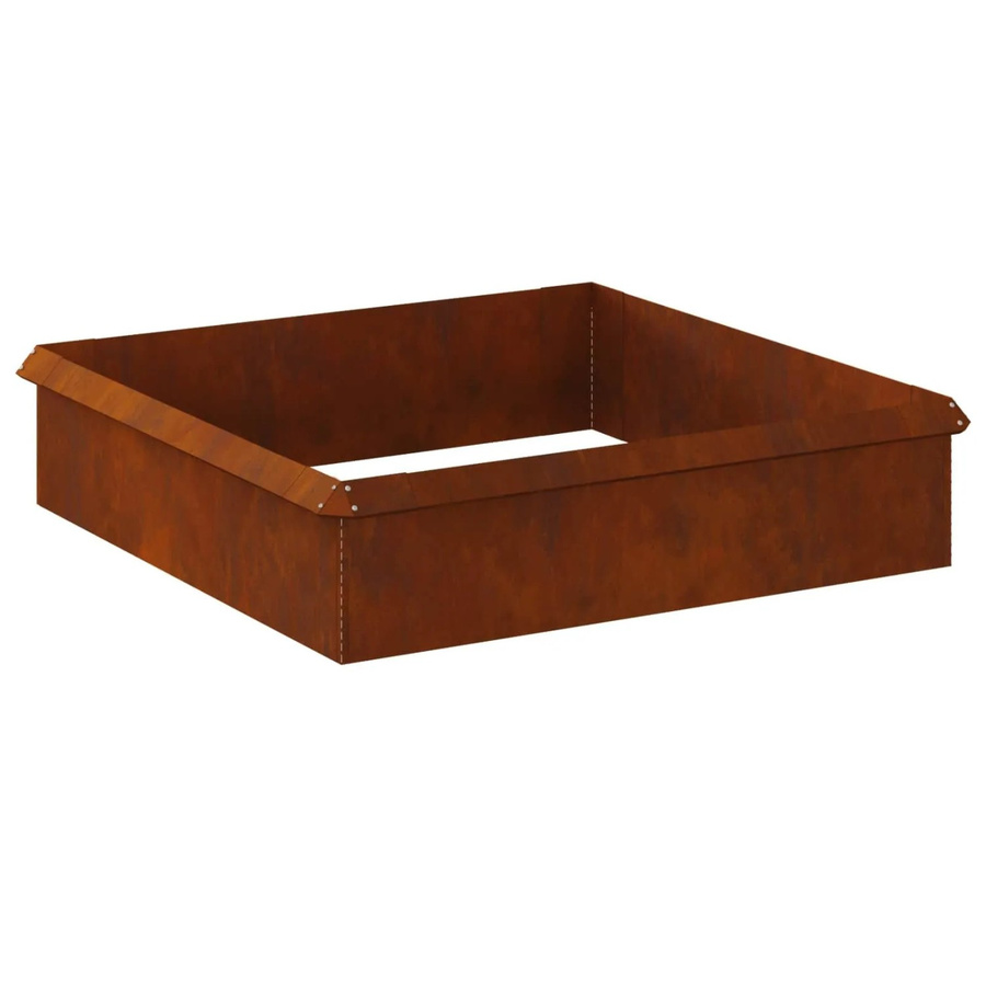 vidaXL Schneckenzaun aus wetterfestem Stahl, 8er Set, Farbe: Braun/Grau - Bild 2